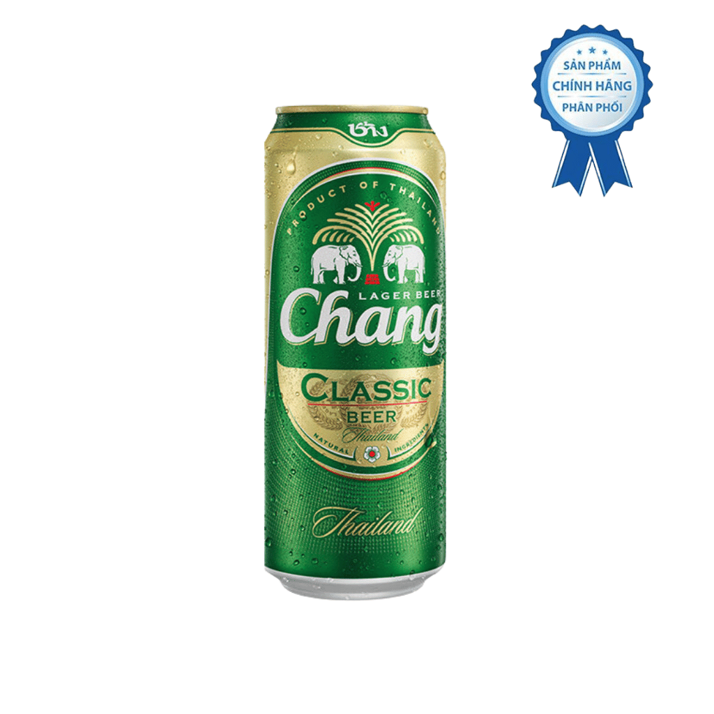 Bia Chang 5% (Thái Lan) 500ml x 24lon/thùng