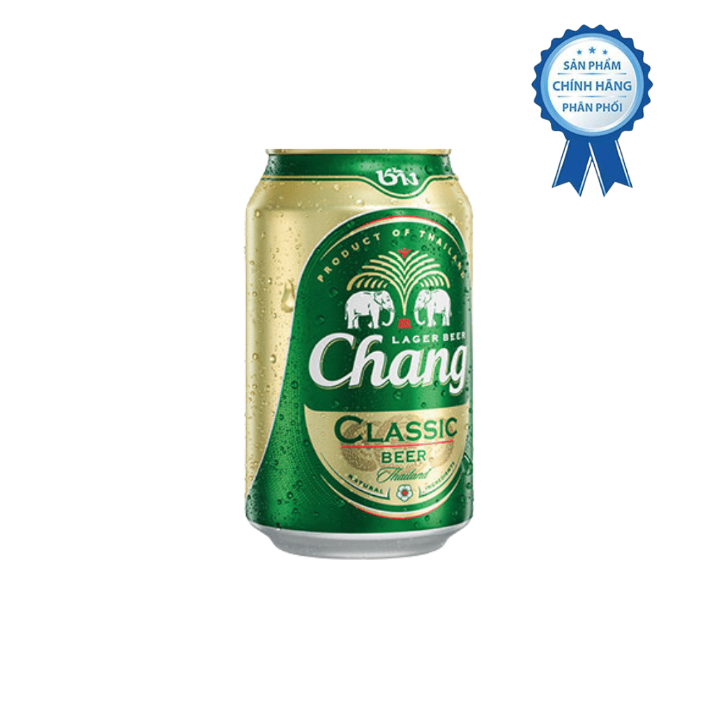 Bia Chang 5% (Thái Lan) 330ml x 24lon/thùng