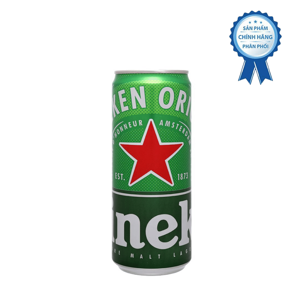 Bia Heineken (Campuchia) 330ml x 24 lon/thùng